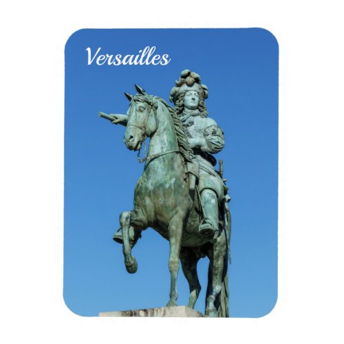 Equestrian statue of Louis XIV in Versailles Magnet