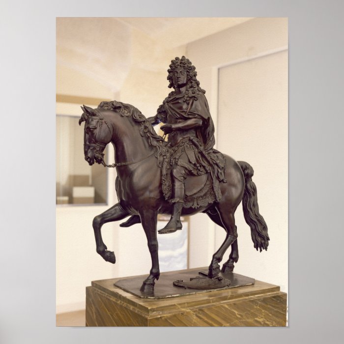 Equestrian statue of Louis XIV Posters
