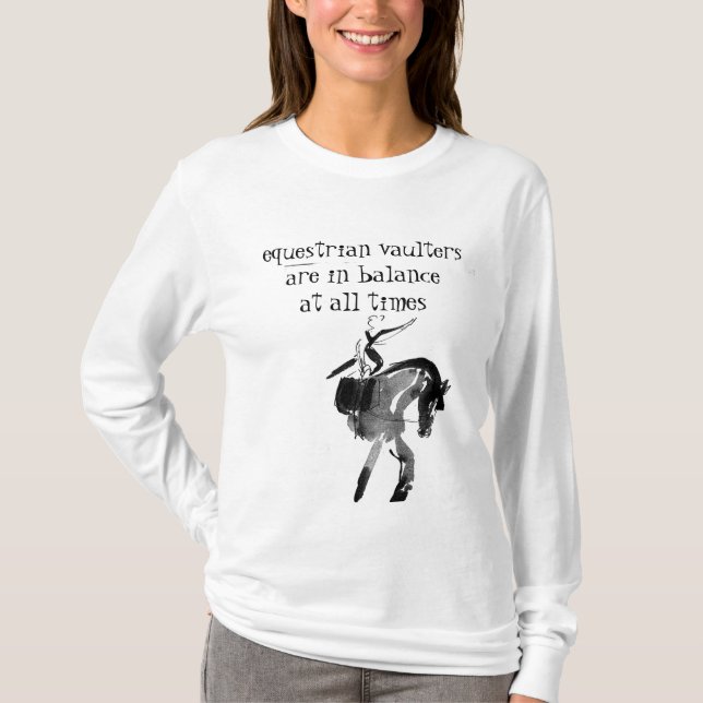 Equestrian Vaulters Hooded Shirt (Front)