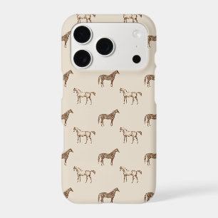 Equestrian Vintage Horse Brown Equine Elegant iPhone 17 Pro Case