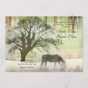 Equestrian Wedding Invitation