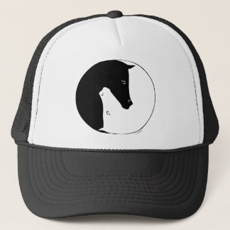 Equestrian Ying Yang Trucker Hat