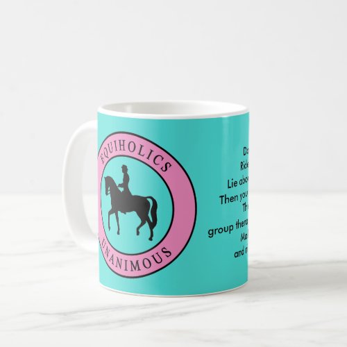 Equiholics Unanimous English Rider 1 Coffee Mug