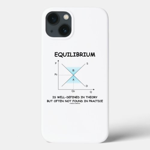Equilibrium Is Well_Defined In Theory Not Often iPhone 13 Case