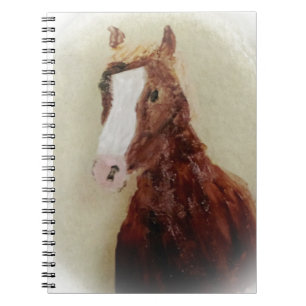 Equine Art Brown Horse Notebook