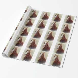 Equine Art Horses Wrapping Paper