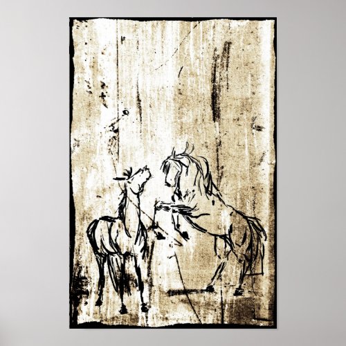 Equine Art Poster