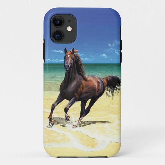 Equine Beach Beauty iPhone 5 Case (Back)