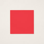 Equine Business Card Red Professional Looking (Back)