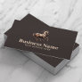 Equine Chiropractor Horse Training Equestrian Business Card