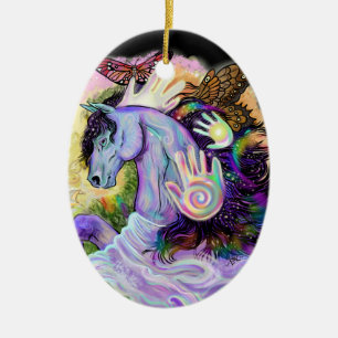 Equine Dreams Ceramic Ornament