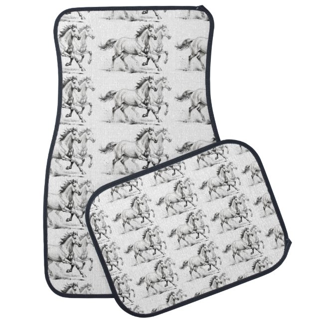 Equine Elegance Car Floor Mat (Set)