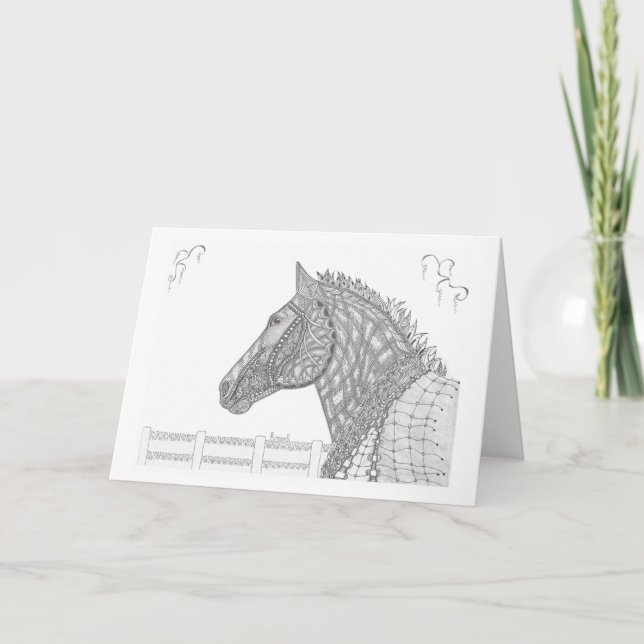 Equine Greeting Card (Front)