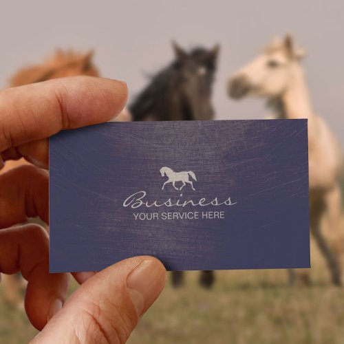 Equine Horse Riding Equestrian Business Card