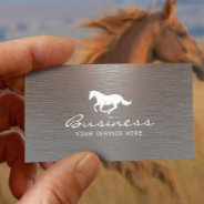 Equine Horse Riding Equestrian Modern Copper Business Card at Zazzle