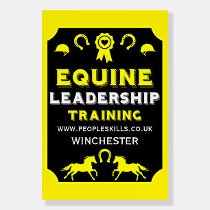 Equine leadership Training Foam Board