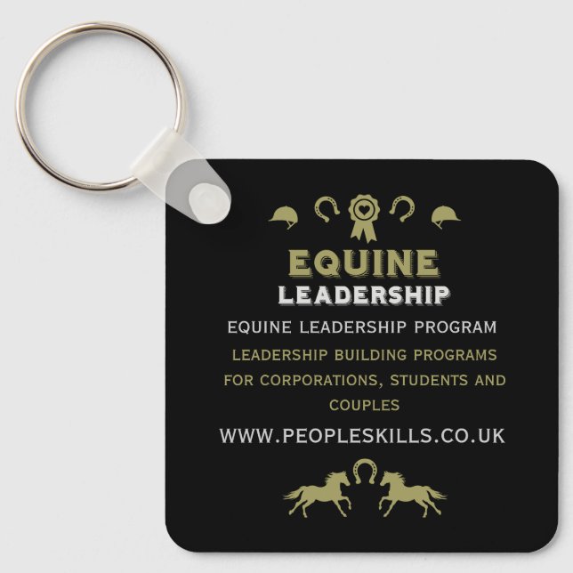Equine leadership Training Keychain (Front)