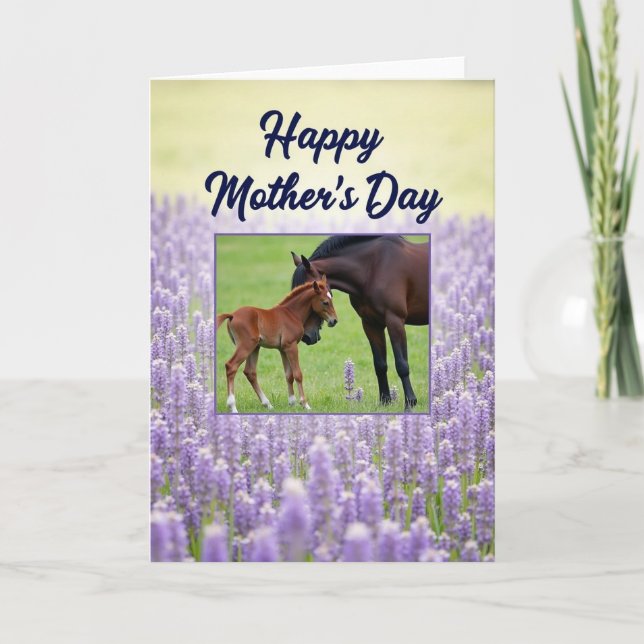 Equine Mothers Day Card (Front)