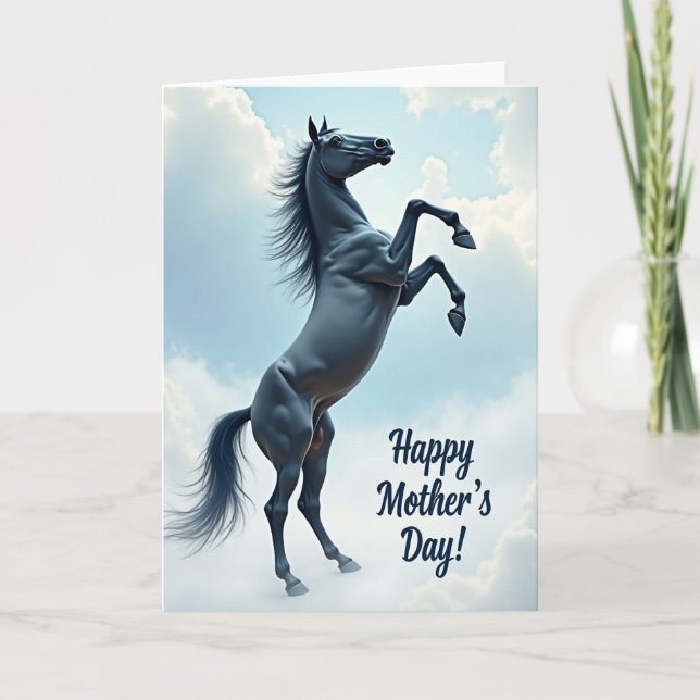 Equine Mothers Day Greeting Card (Front)