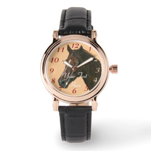 equine picture of chestnut mare brown horse watch