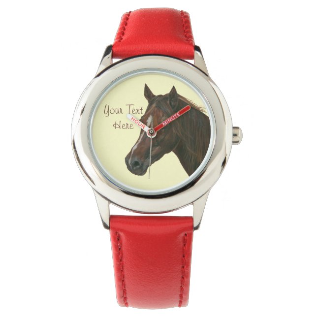 equine picture of Chestnut mare brown horse Watch (Front)