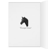 equine portrait of chestnut mare brown horse (Inside (Left))