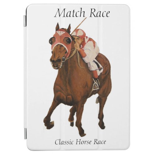 Equine Thoroughbred Wins Horse Race iPad Air Cover