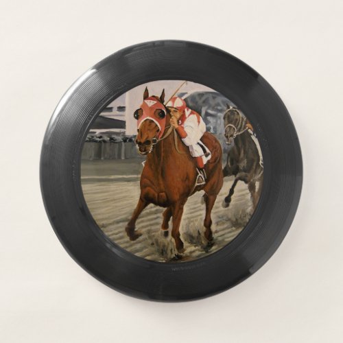 Equine Thoroughbred Wins Horse Race Wham_O Frisbee