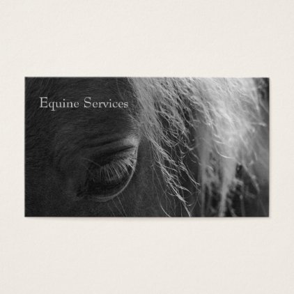 Equine Up Close Business Card