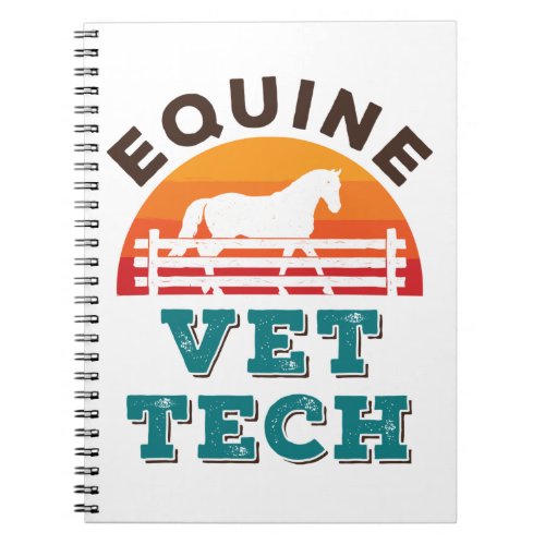 Equine Vet Tech Horse Veterinary Technician Notebook