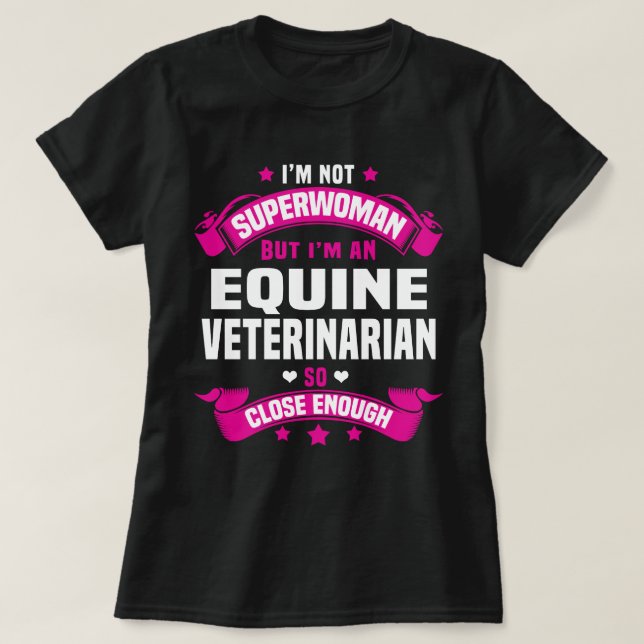 Equine Veterinarian T-Shirt (Design Front)