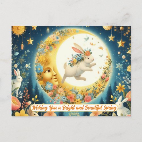 Equinox Euphoria Bright and Beautiful Spring Postcard