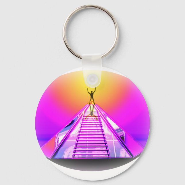 Equinox Mystic Pyramid Key Chain (Front)