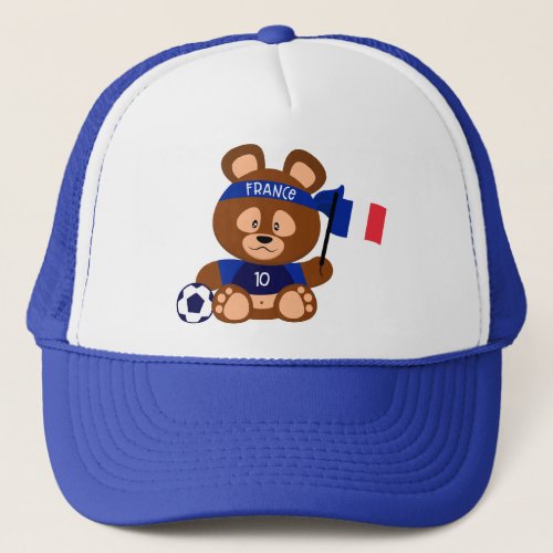 quipe de France de foot de la Coupe du monde 2022 Trucker Hat
