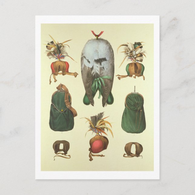 Equipment for Falconry, from 'Traite de Fauconneri Postcard (Front)