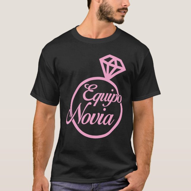 Equipo Novia Del Las Mujeres Dama De Honor Fiesta  T-Shirt (Front)