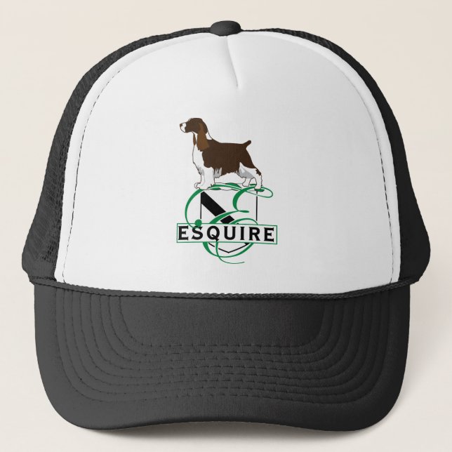 Equire English Springer Spaniels Trucker Hat (Front)