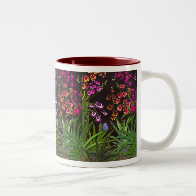 Equitant Oncidium Tolumnia Orchids Mug (Right)