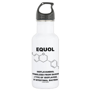 Equol Isoflavandiol Metabolized From Daidzein Water Bottle