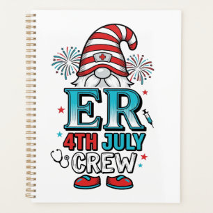 ER 4th July Crew Patriotic Gnome Shirt Design_1 Planner