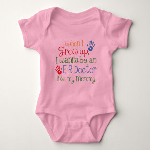 Er Doctor (Future) Like My Mommy Baby Bodysuit