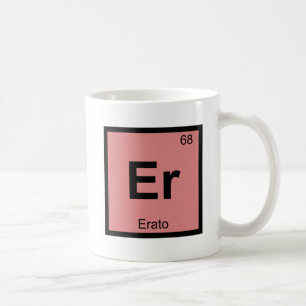 Er - Erato Muse Chemistry Periodic Table Symbol Coffee Mug