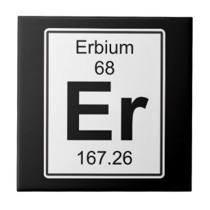 Er - Erbium Ceramic Tile