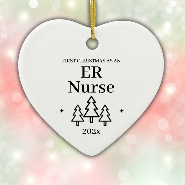 ER Nurse 2026 First Christmas Ornament (ER Nurse 2024 First Christmas Ornament
)