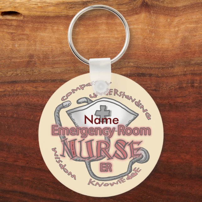 ER Nurse Axiom Keychain (Front)
