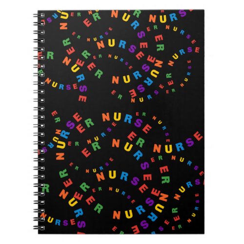 ER Nurse Black Notebook