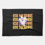 ER Nurse Boo Crew Emergency Room Nurse Halloween C Kitchen Towel