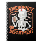 ER Nurse Boo Crew Emergency Room Nurse Halloween C Notebook
