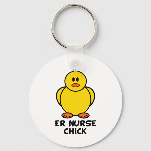 ER Nurse Chick Keychain (Front)