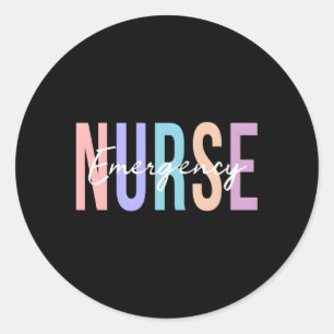 Er Nurse Emergency Room Nurse Registered Nurse Classic Round Sticker